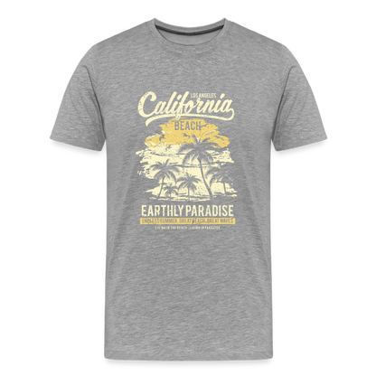 Männer Premium T-Shirt - Grau meliert