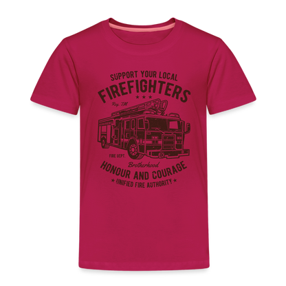 Kinder Premium T-Shirt - dunkles Pink