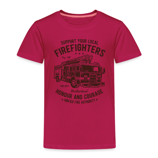 Kinder Premium T-Shirt - dunkles Pink